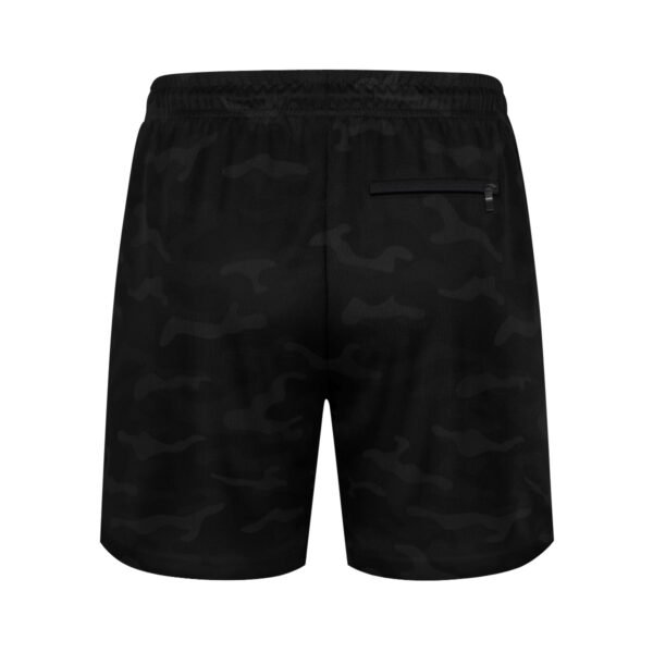 Lum1n Black Camo Double-Layered Athletic Shorts - Image 2